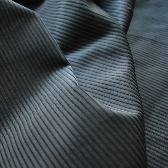 Corduroy fabric cotton grey cu