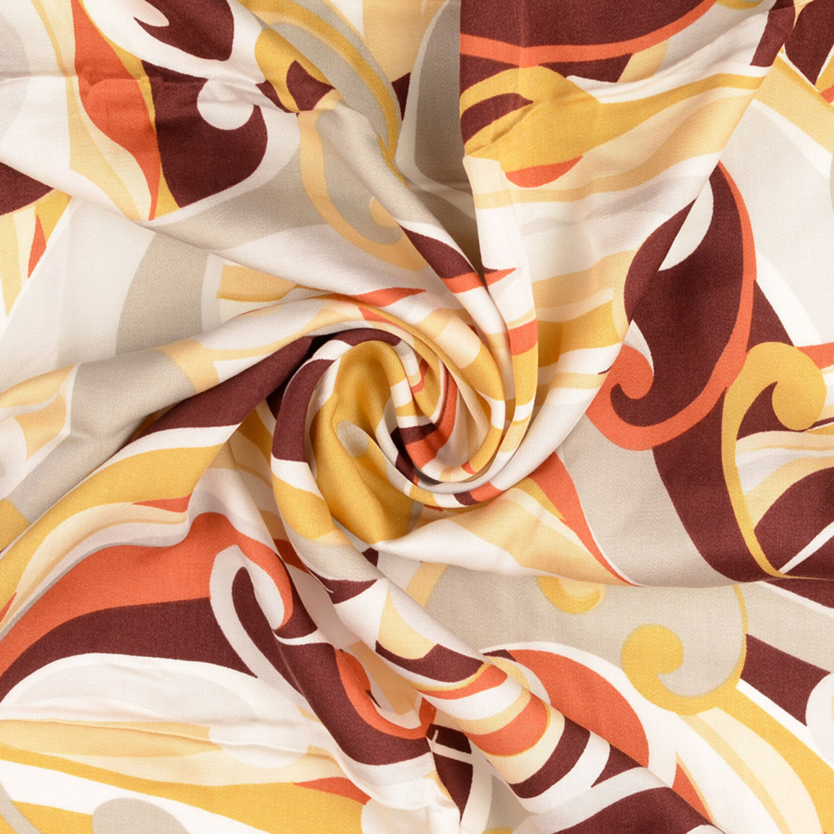 Pucci Silk Satin Crepe Fabric/Floral Design Tunic Fabric/Designer
