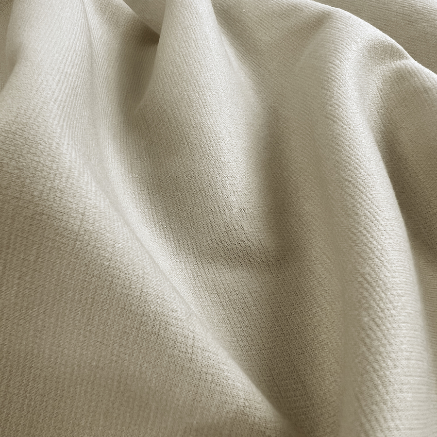 Sand Rayon/Nylon/Lycra Slubbed Ponte Knit 62W > 70% Off Fabric