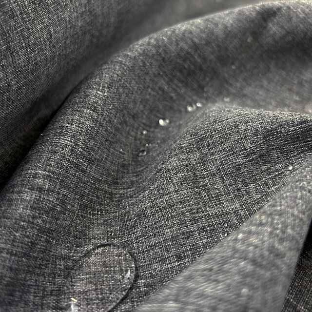 British Designer Deadstock - Italian Cross-Dyed Wool Suiting - Silver Grey  - Stonemountain & Daughter Fabrics