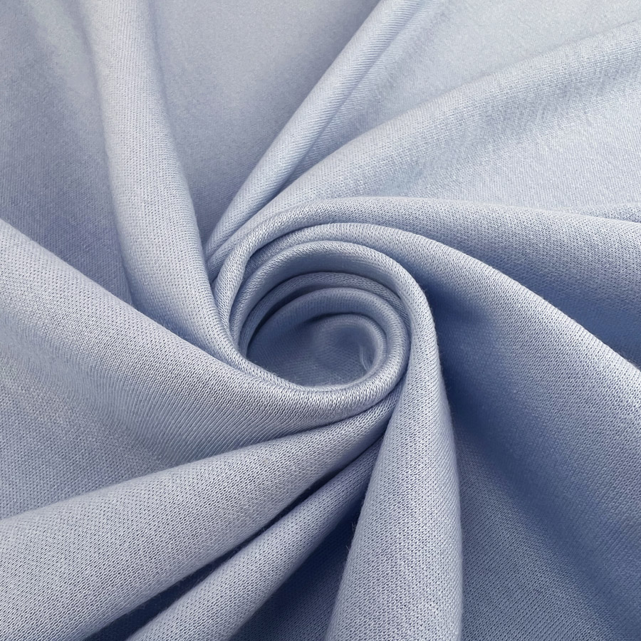  Cotton Jersey Lycra Spandex Knit Stretch Fabric 58/60 Wide (1  Yard, Heather Grey Light)
