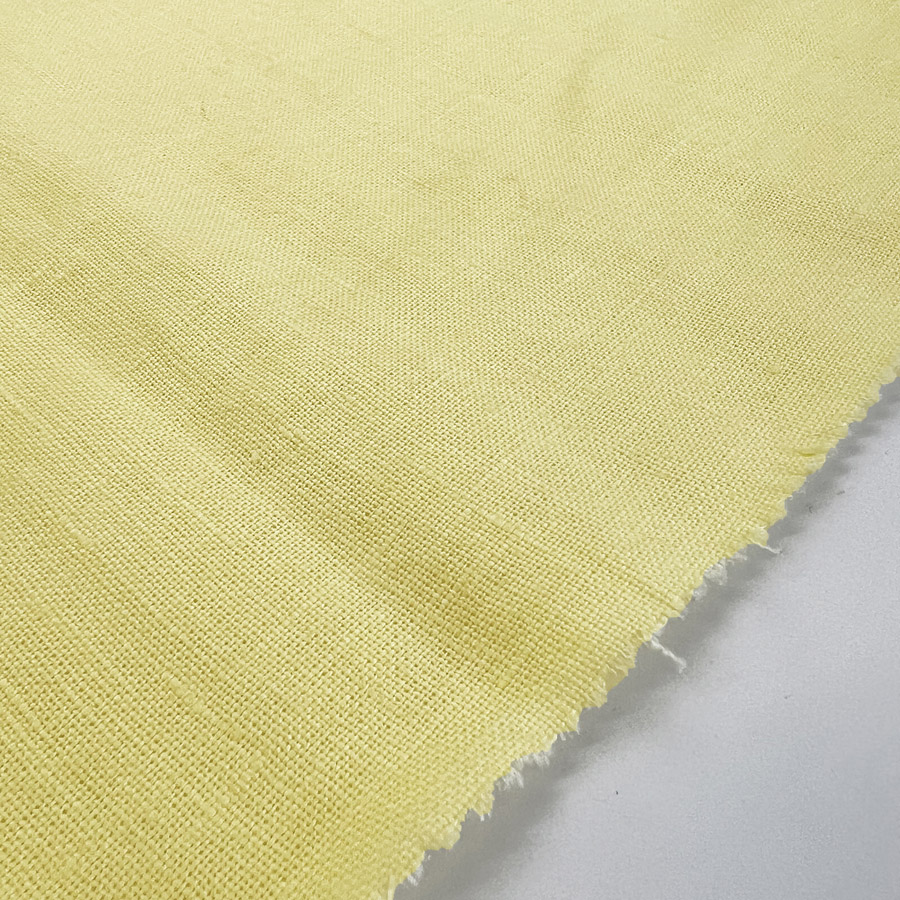 European Linen/Cotton blend - Large Yellow Gingham Check - Folkwear