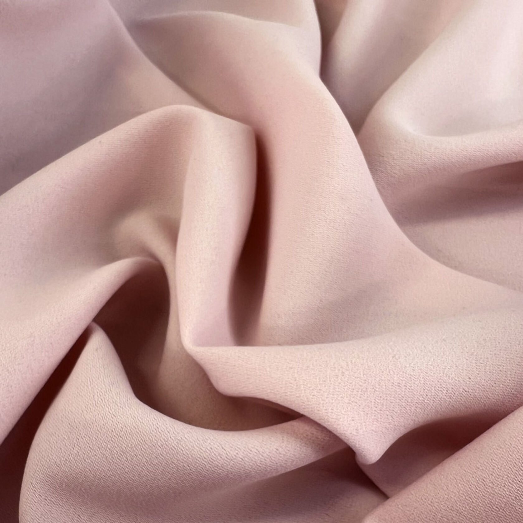 Stretch Crepe - Pink, dressmaking fabric