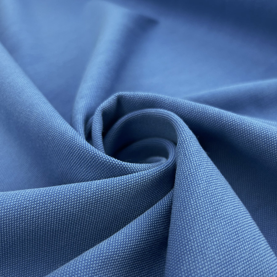 Italian Wool Nylon Plain Woven Suiting Fabric | Tuscany - Sky