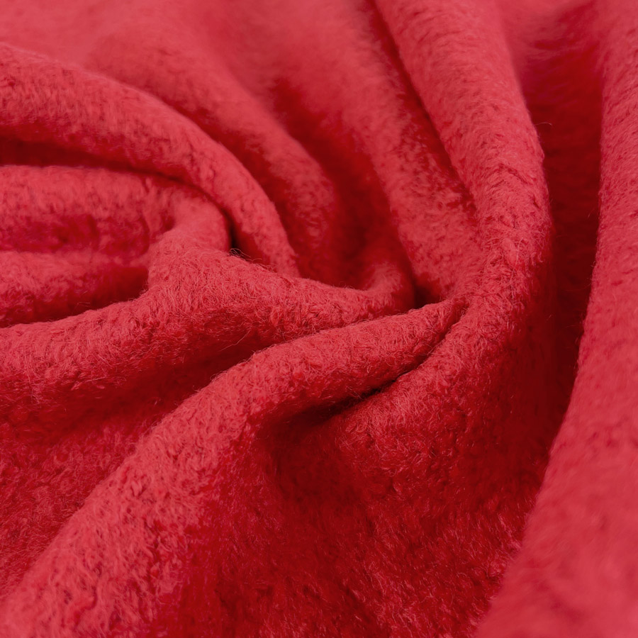 Boiled Wool Vibrant Red - Bloomsbury Square Dressmaking Fabric
