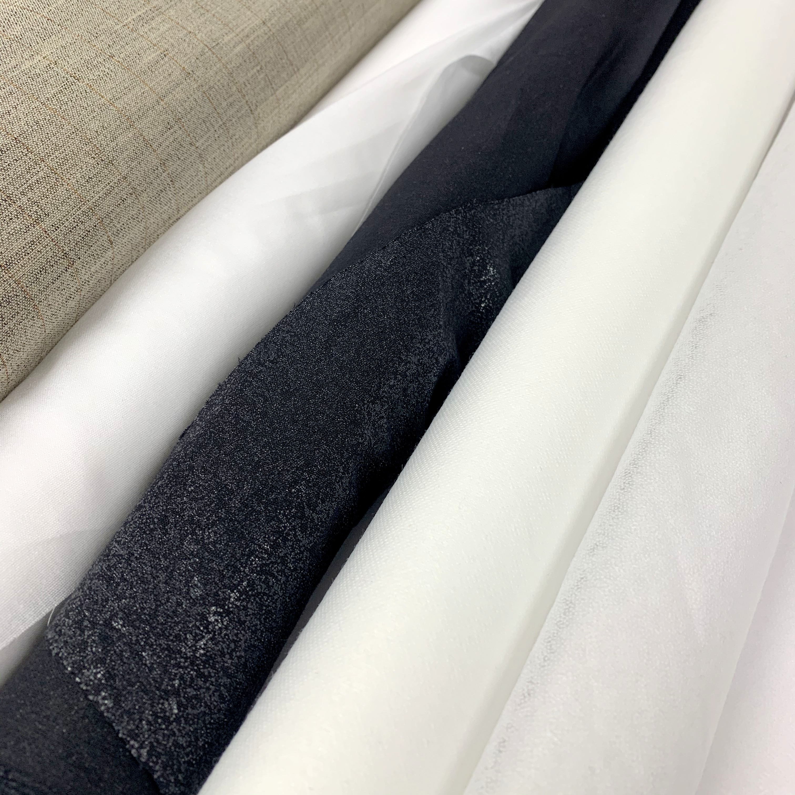 3 Pieces Fusible Interfacing Non-Woven Lightweight Polyester
