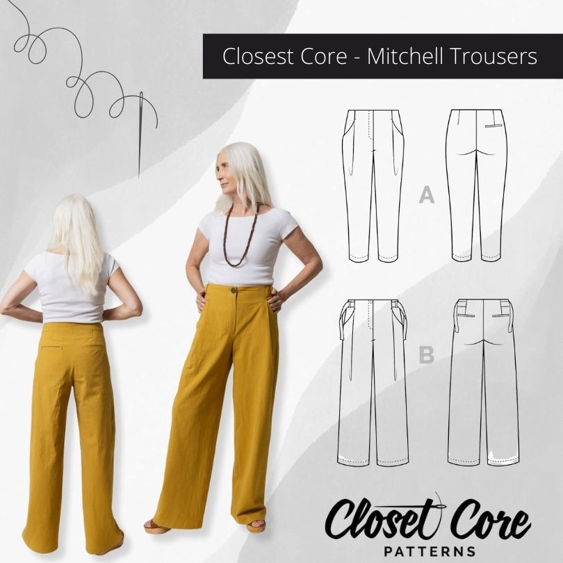 Mitchell Trousers Pattern – Core Fabrics