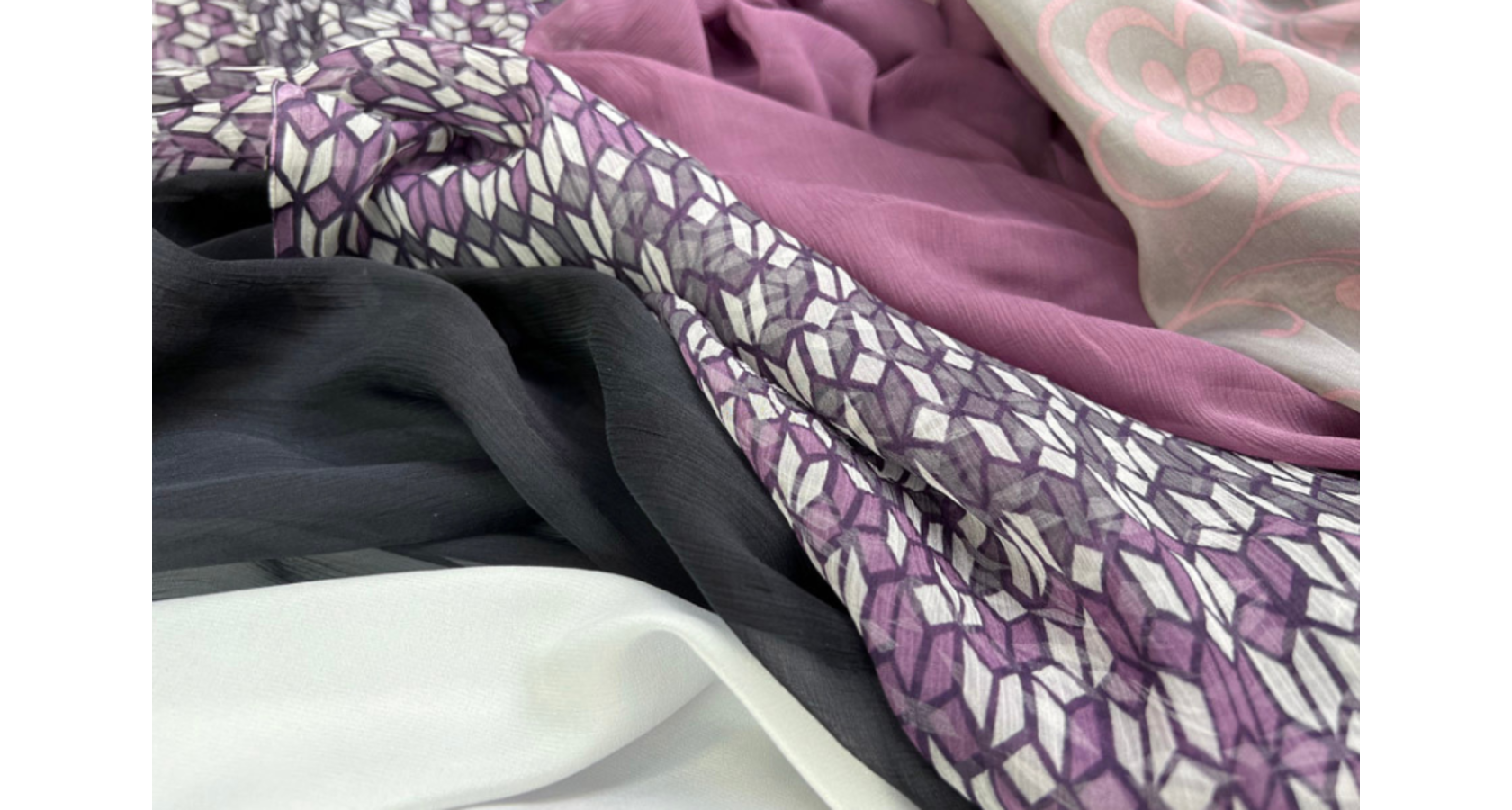 Sheer Dress Fabric  For The Finer Things - Silk Chiffon - Plum