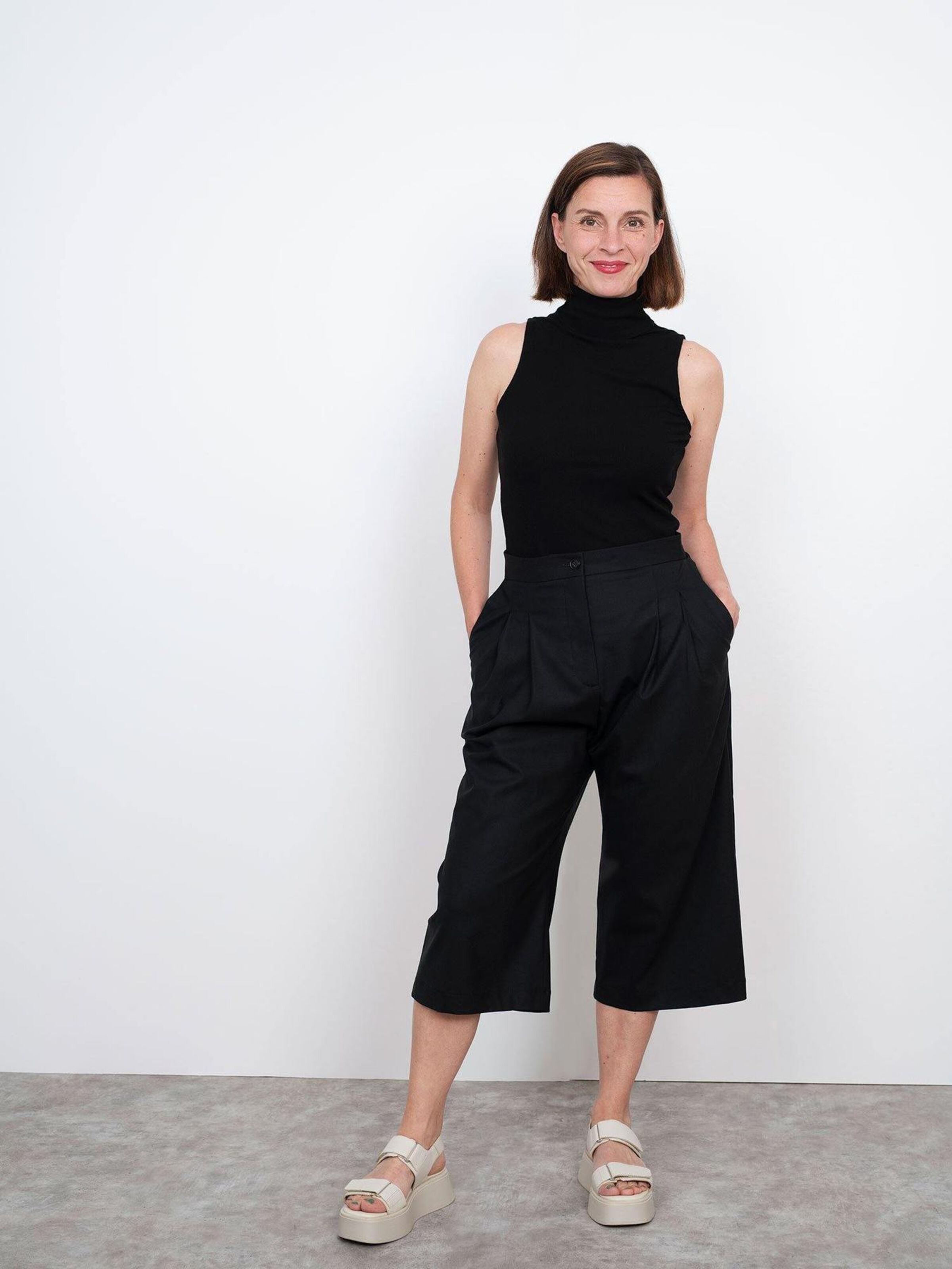 Inès High Waisted Trousers PDF Pattern – tintofmint PATTERNS