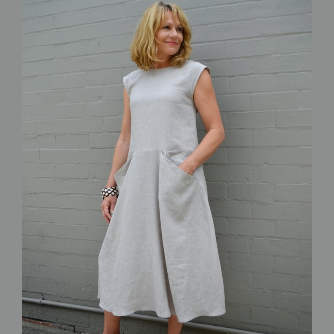 The Pia Dress Paper Sewing Pattern By Tessuti (XS-XL)