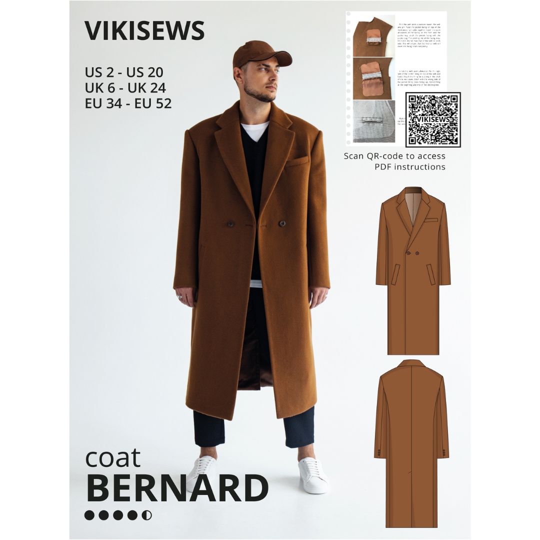 M8137 Sewing Pattern Men's Costume 1814 Tailored Great Coat 38-44 McCall's  8137 | eBay