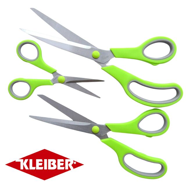 Kleiber Soft Touch Scissors Set - 3 Piece Dressmakers Tools