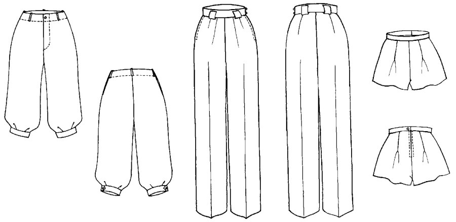 The Sewing Workshop Hollywood Pants - The Fold Line  Sewing workshop, Trousers  pattern, Pants sewing pattern