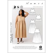 Taimi Dress Top Paper Sewing Pattern Named Clothing