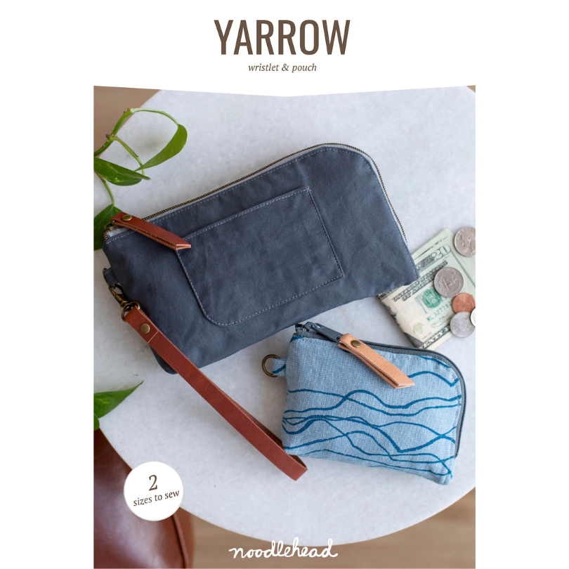 Linen Quilted Yarrow retailer Wristlet