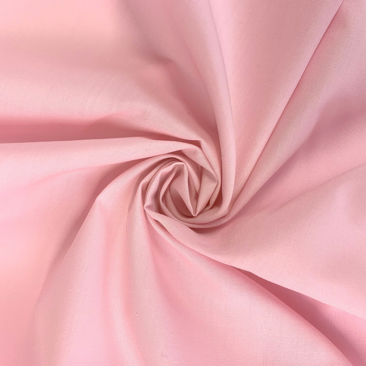 Superior Quality Plain Poly/Cotton Dressmaking Fabric - Pink