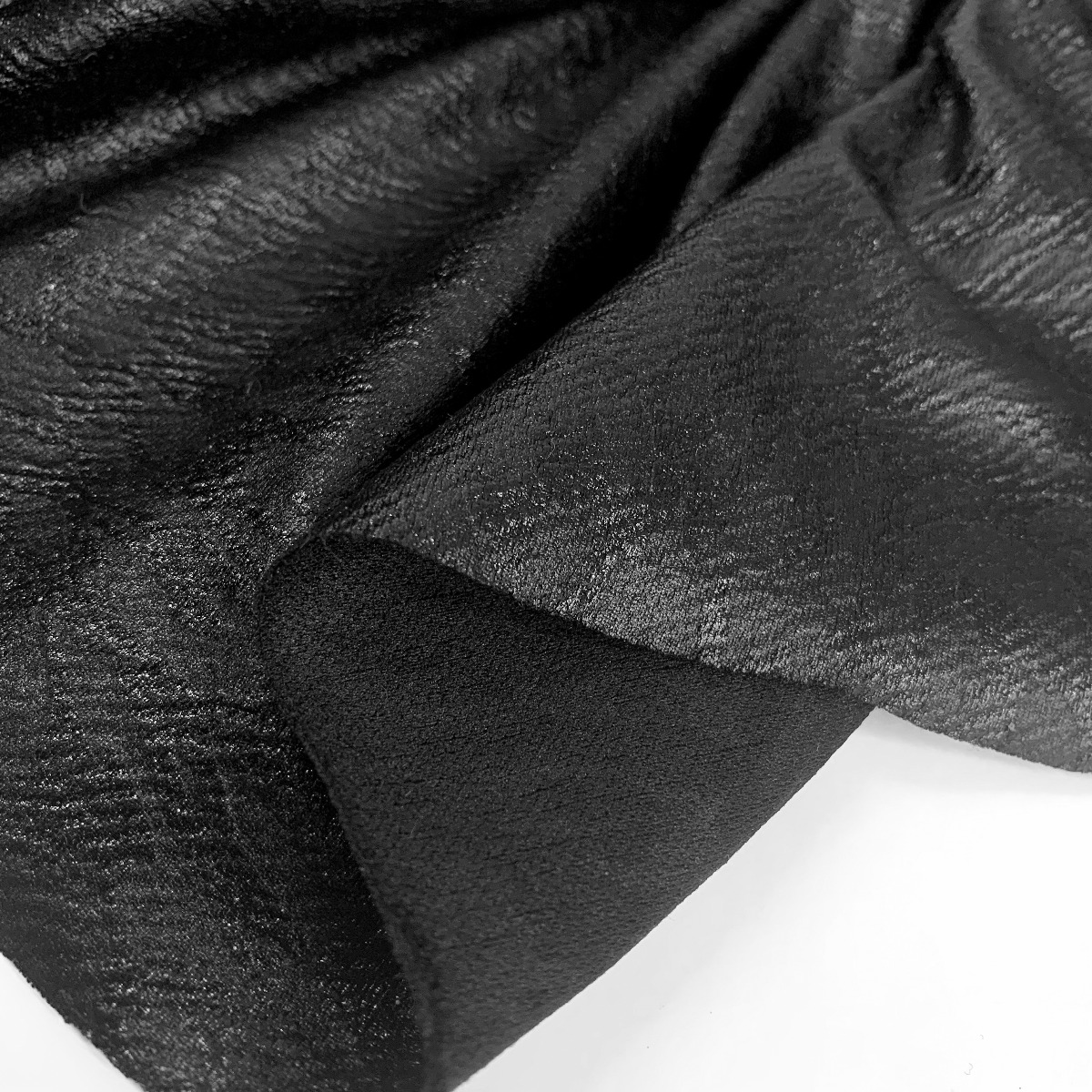 Leather look on sale polyester fabric