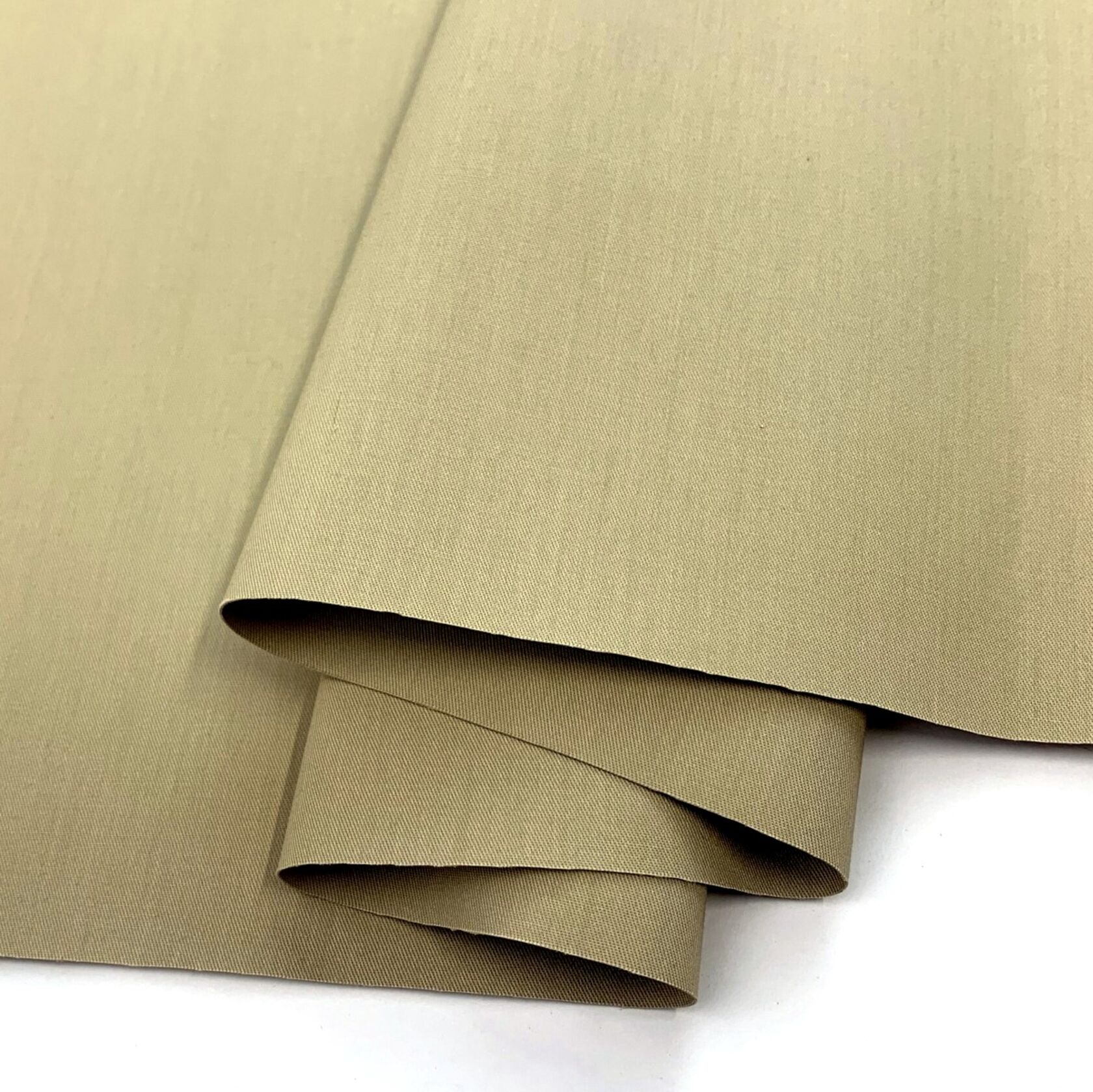 Water Resistant Cotton Gabardine Fabric | Carlyle - Stone