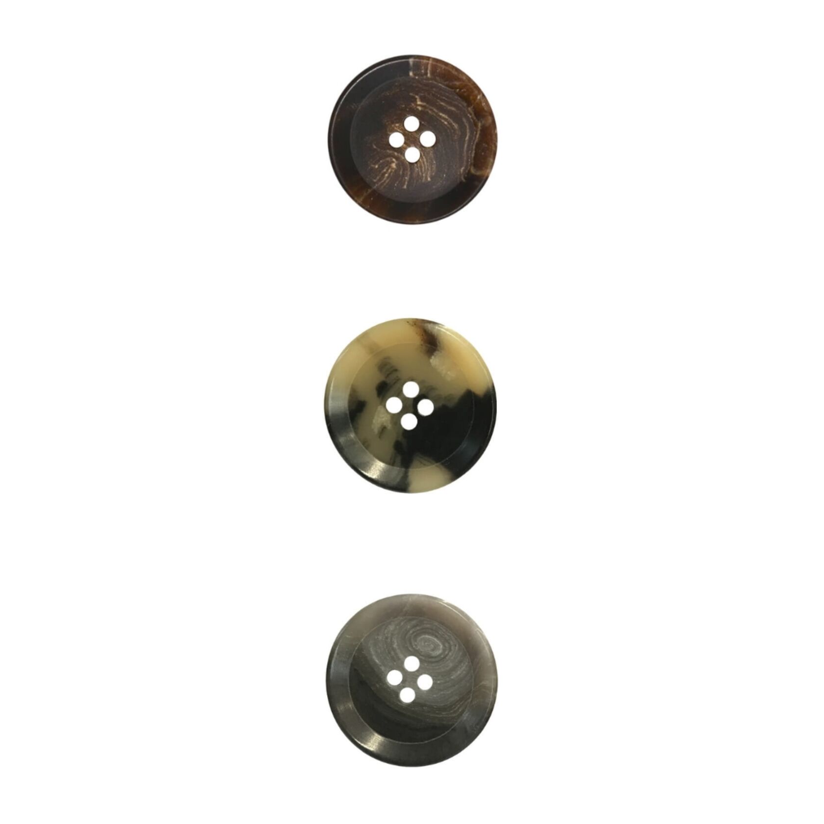 Black Plastic Buttons 20mm 4 holes-Choose your quantity-Sewing Craft  Dressmaking