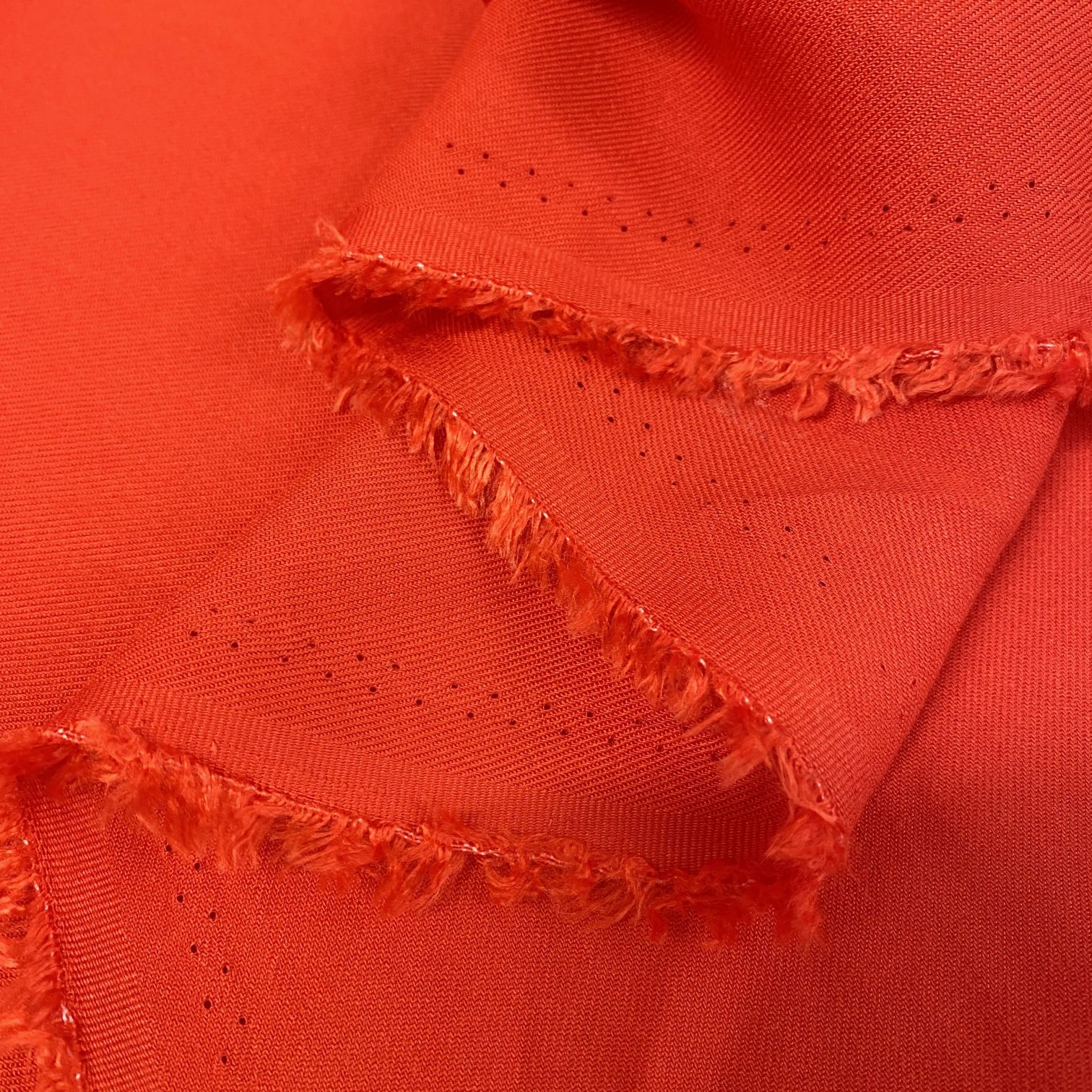Tomato Red Wool Coating - Bloomsbury Square Dressmaking Fabric