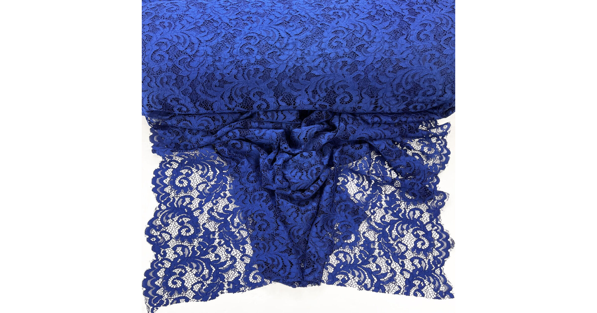 Royal Blue Lace Fabric, EVS064C -  Ireland