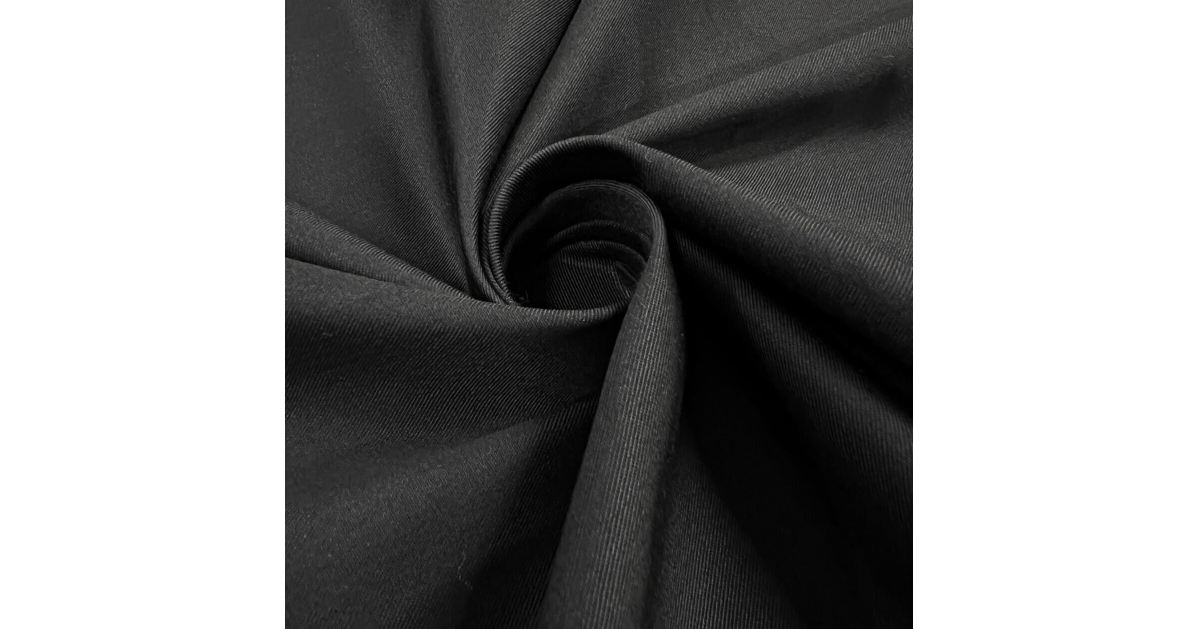 Black Polyester Viscose Suiting Dress Fabric - Halloween