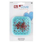Prym Love Magnetic Pin Cushion And Glasshead Pins Mint 610287