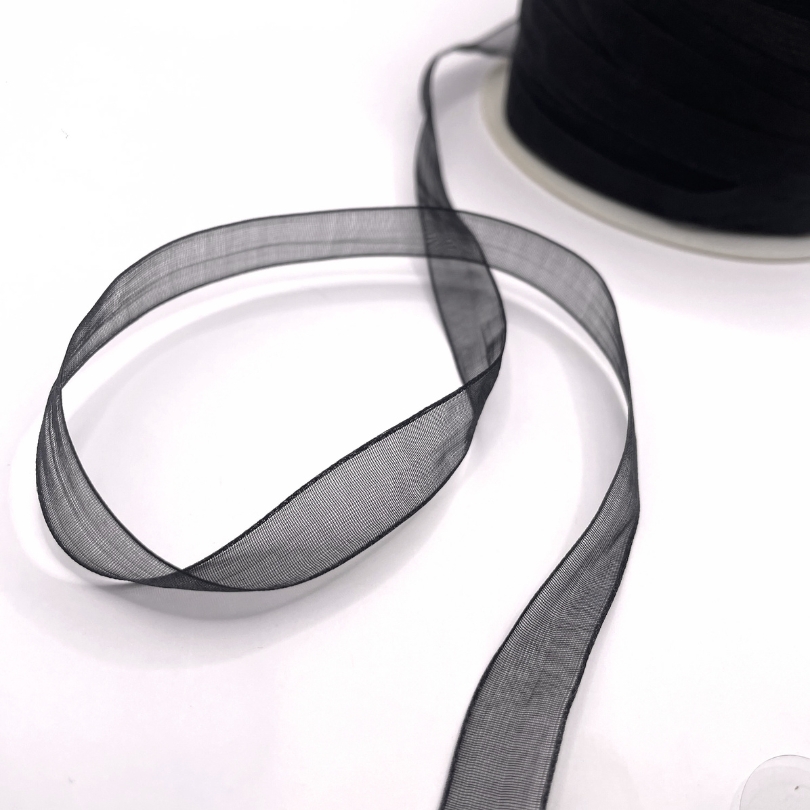 Wide store organza ribbon