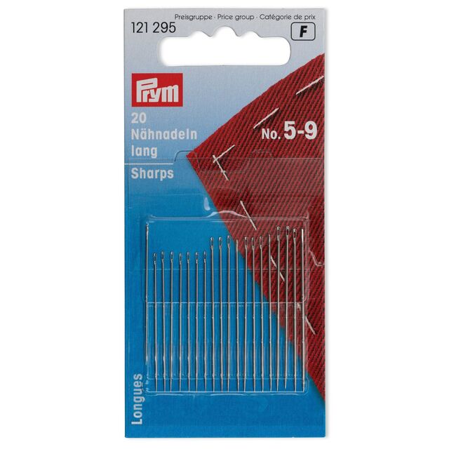 Prym Self Threading Sewing Needles: Pack of 6, Size Numbers 5-9 