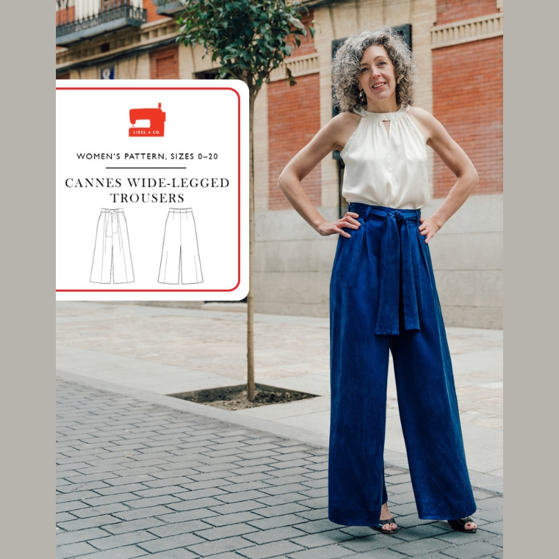 Cannes Wide-Legged Trousers Paper Sewing Pattern