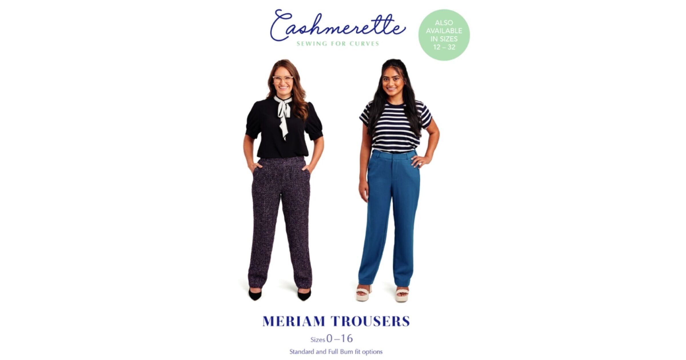 Cashmerette - Meriam Trousers Pattern (Sizes 0-16)