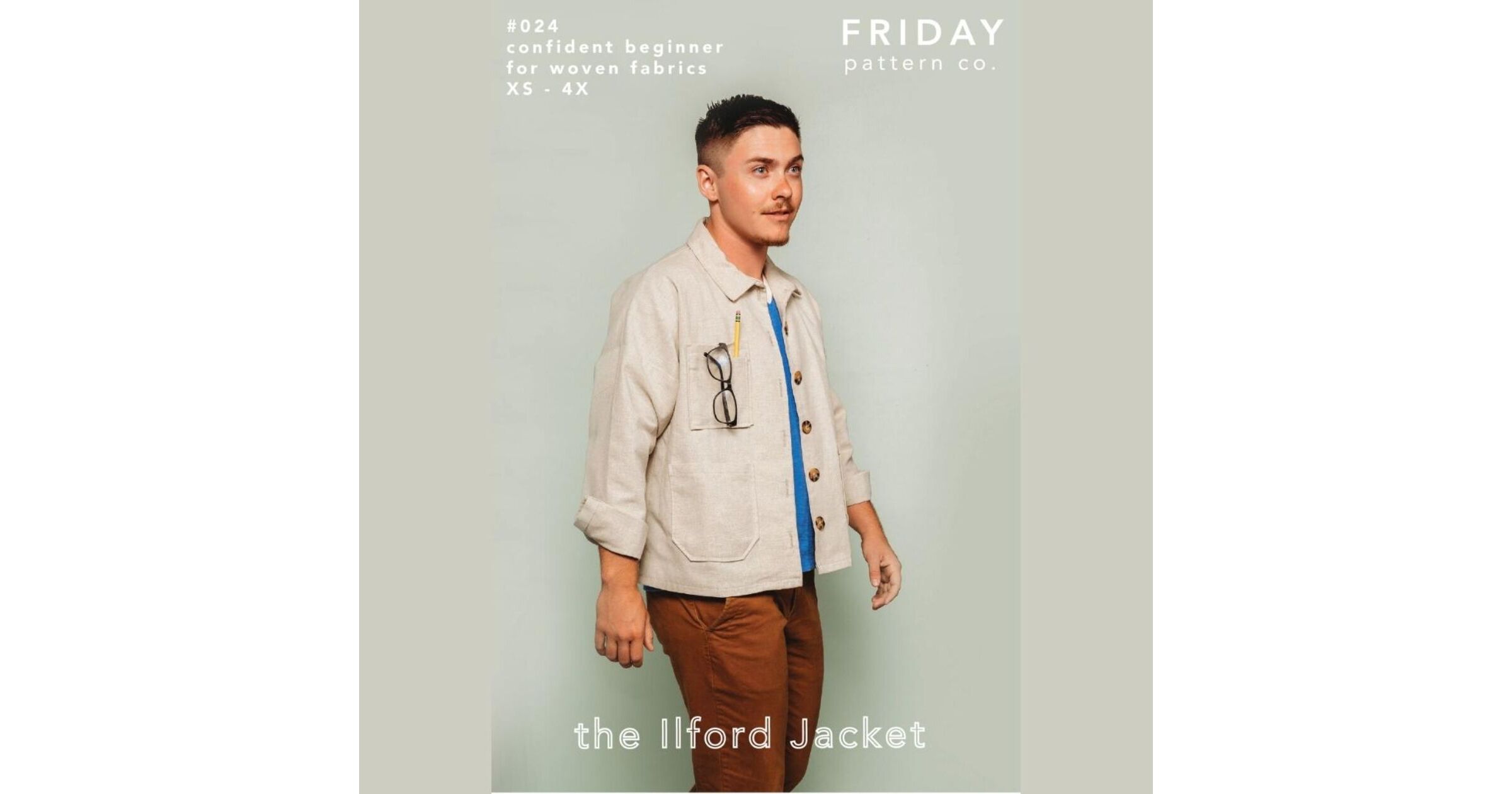 Ilford Jacket - Friday Pattern Company - Sizes XS-7X