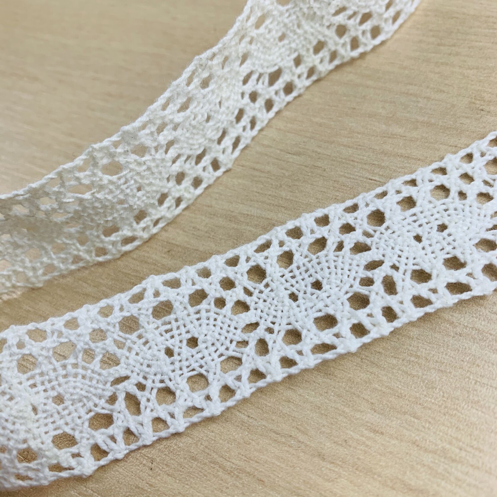 Crochet Lace Ribbon Two Hole