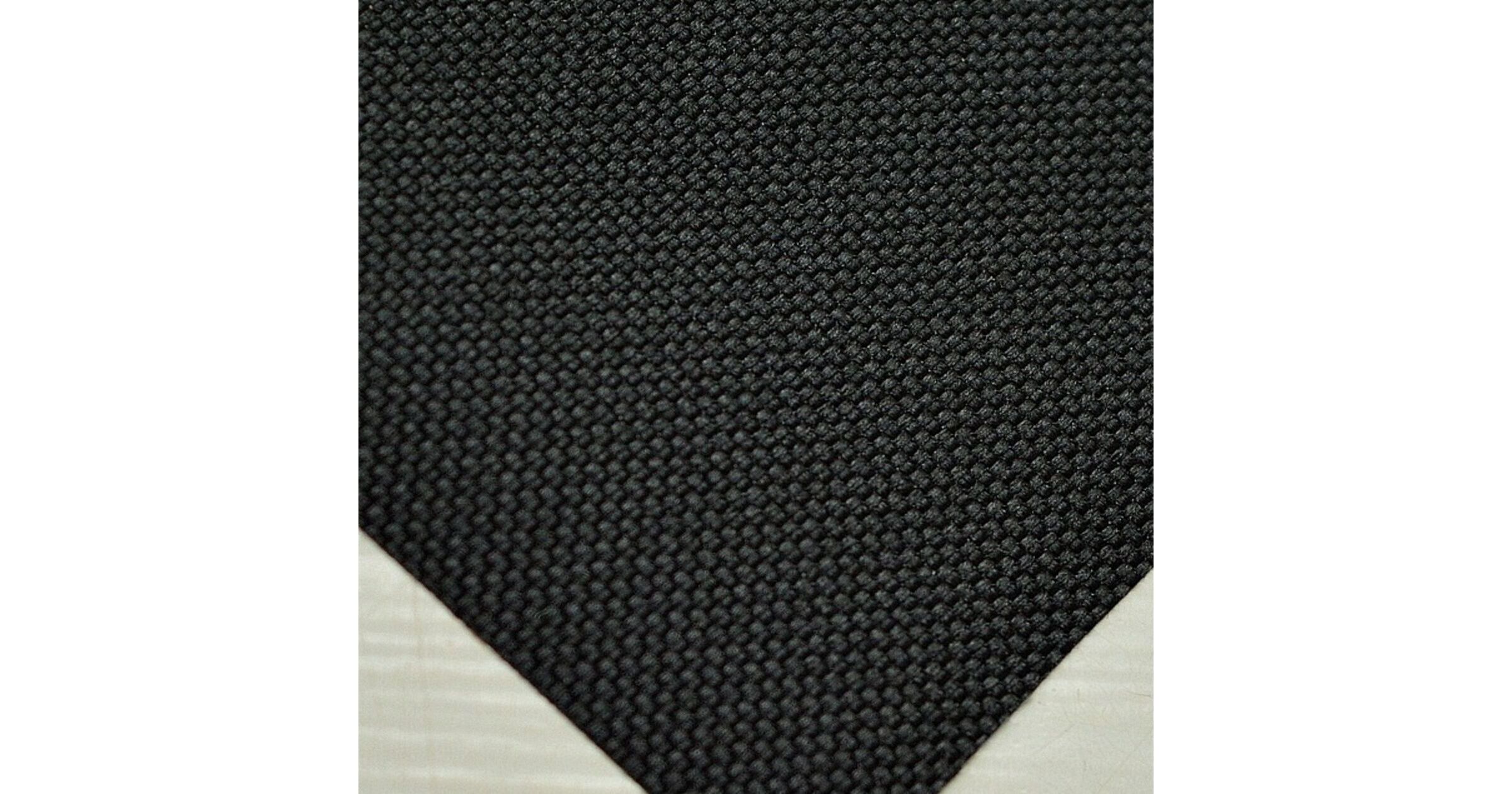 Medium PU Coated Water Resistant Canvas Fabric - Black