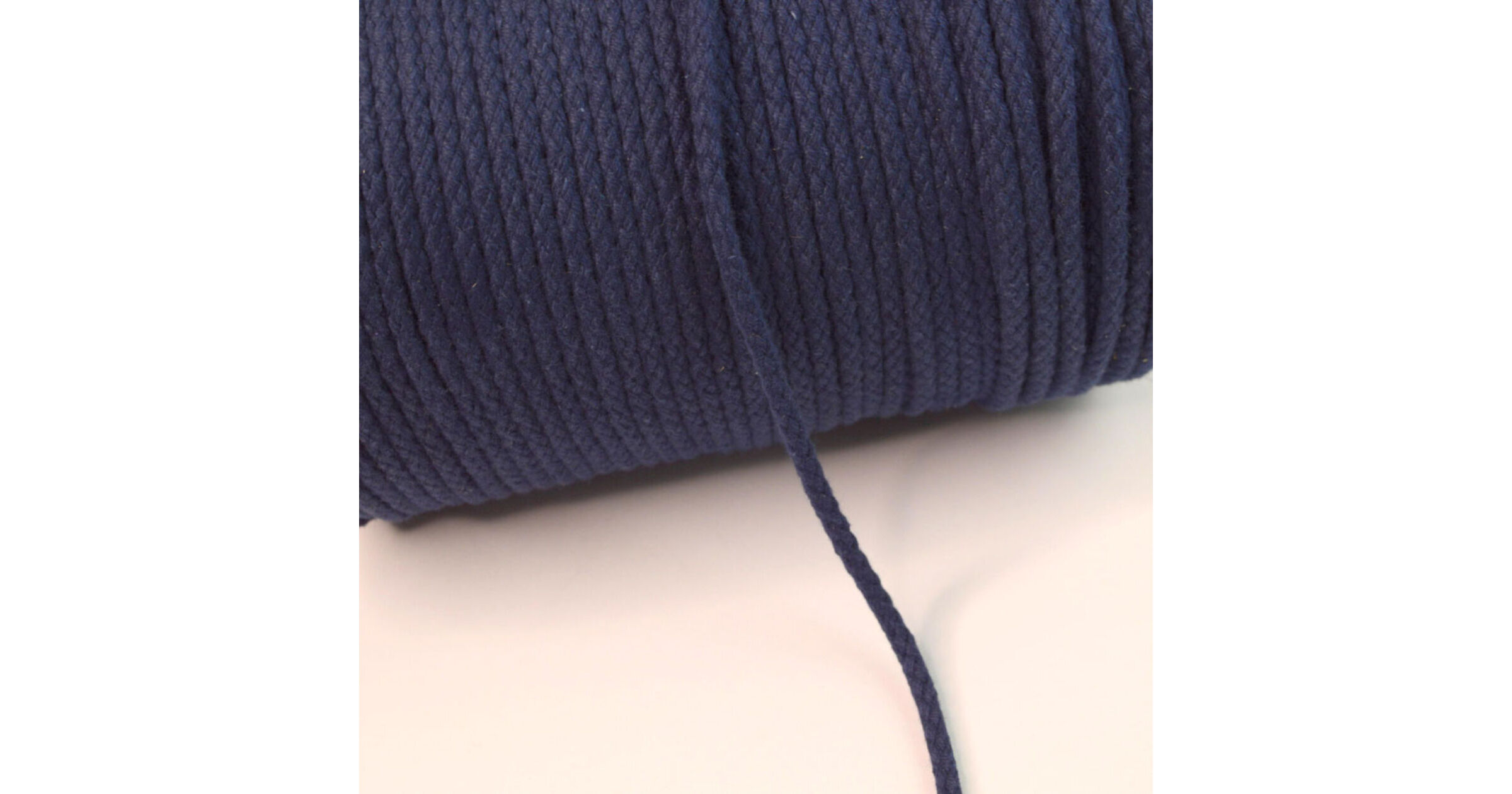 6mm Round Natural Undyed Cotton Cord - Kalsi Cords UK Manufacturers