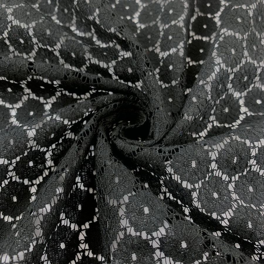 black lace for dressmaking