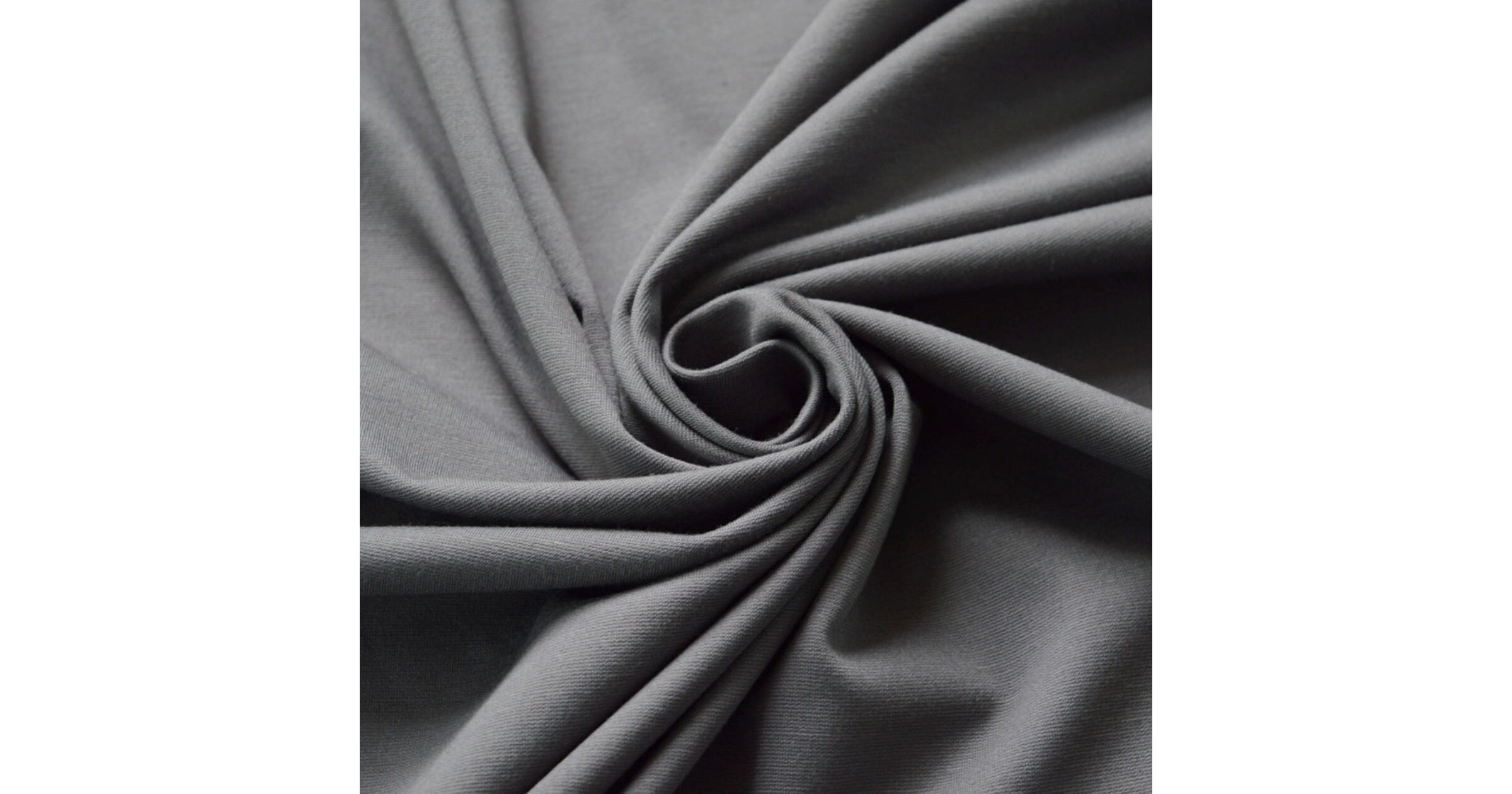 Grey Marl - Ponte Roma Soft Knit Jersey Stretch Fabric Polyester Viscose  Fabric 150cm Wide