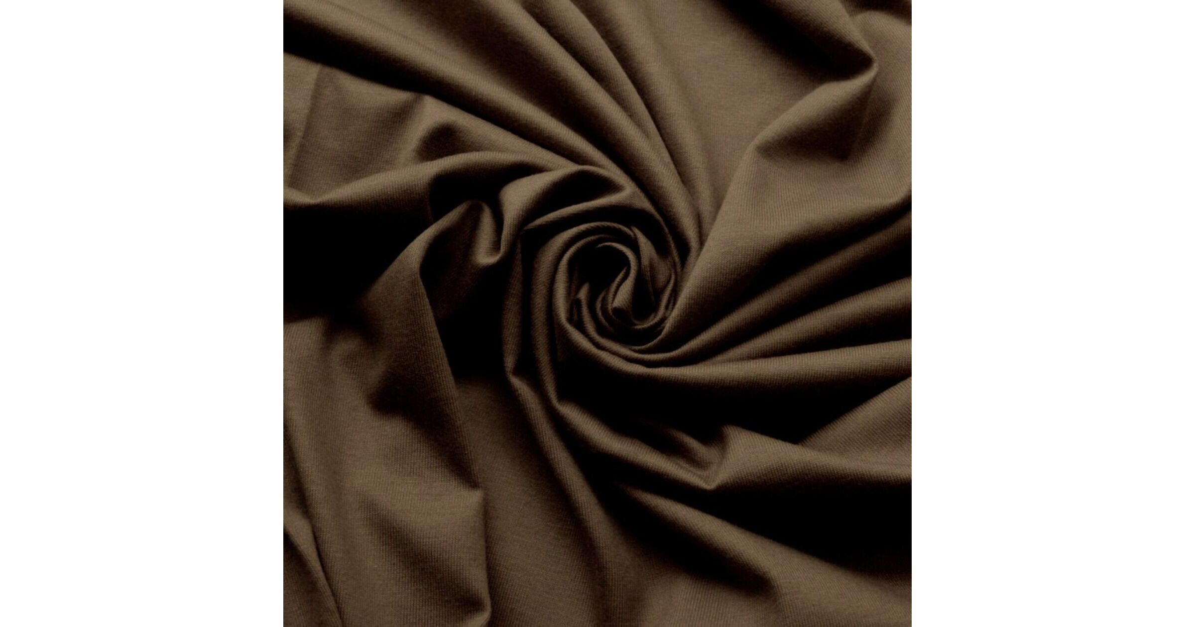 Cotton Jersey dark brown Material 