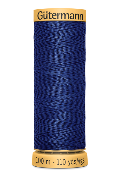 7534 Peacock Blue 100m Gutermann Cotton Thread - Natural Cotton