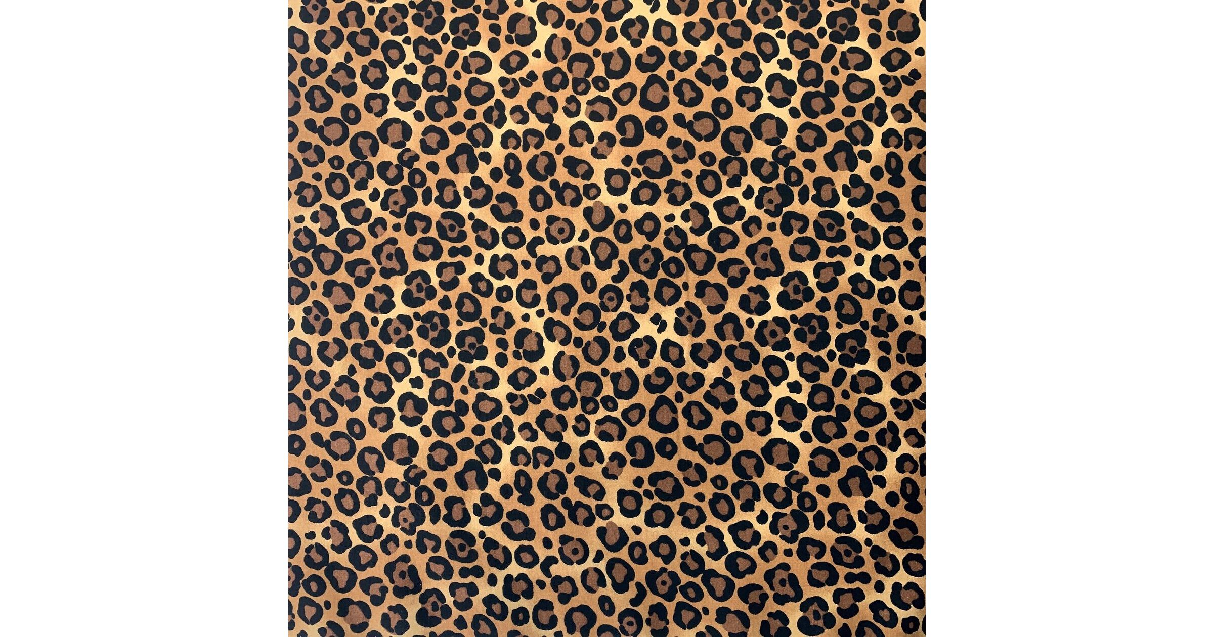 Animal Print Cotton Poplin Fabric | Poplin Print - Baby Leopard