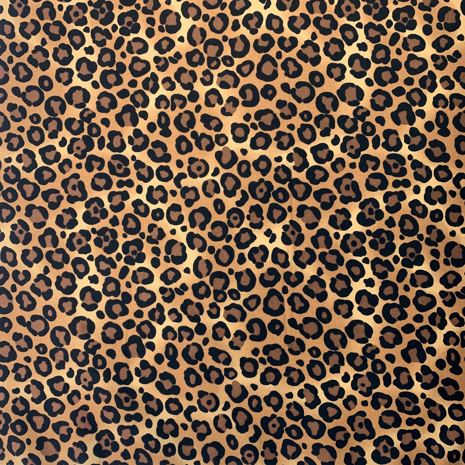 Animal Print Cotton Poplin Fabric | Poplin Print - Baby Leopard