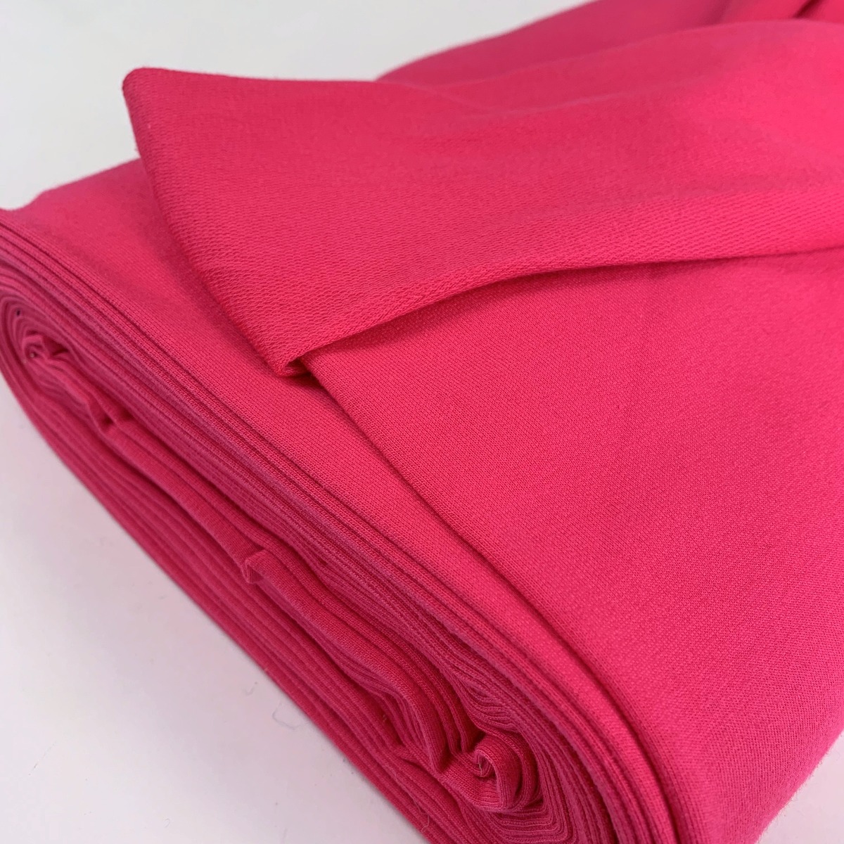 French Terry Jersey fabric - Hot Pink